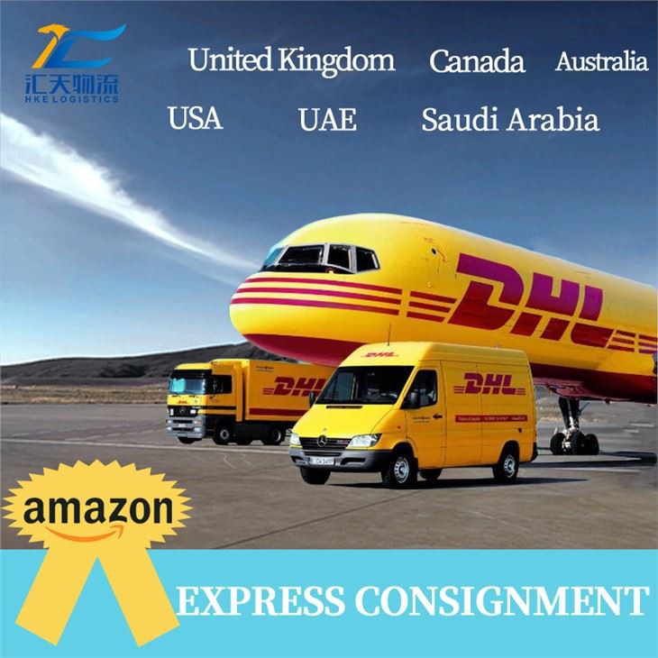 จัดส่งที่รวดเร็ว Courier Door To Door โลจิสติกส์ DHL Express จัดส่งจีนไปสหรัฐอเมริกา Air Express